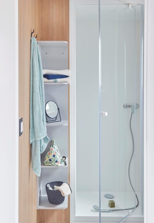 douche salle de bain du tamaris gamme vacances mobil-homes louisiane